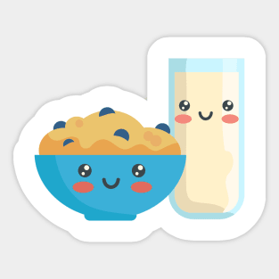 Kawaii Cute Breakfast Sticker